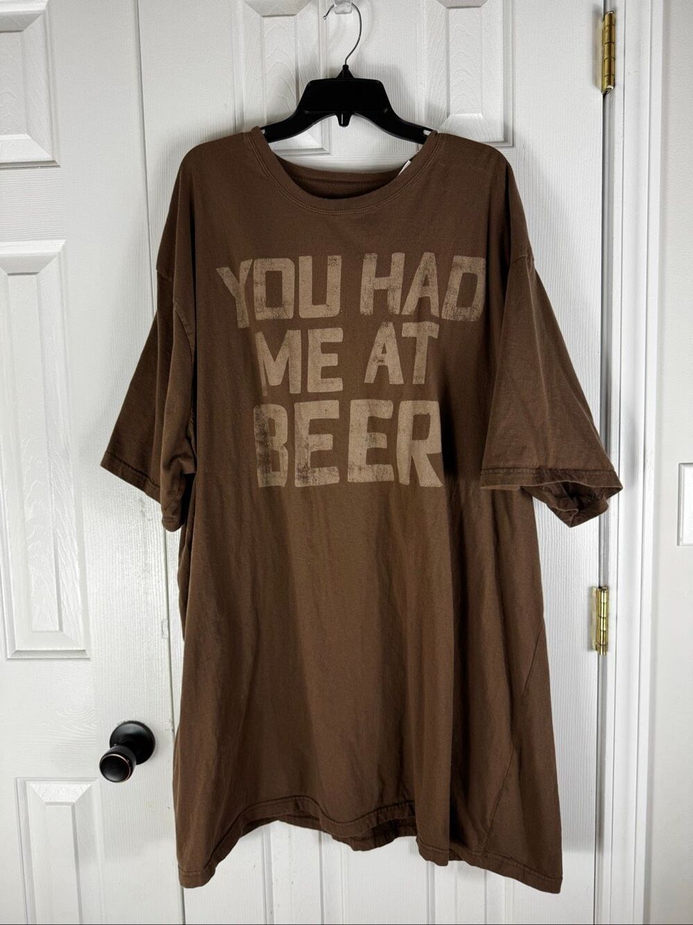 555 Turnpike Mens Brown Shirt Size 5 XLT